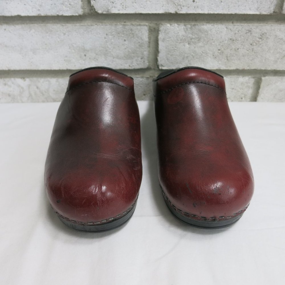 Dansko Sonja Leather Slide Mules Sandals Womens Footwear Nurse Walking Shoes 38 - Picture 5 of 7